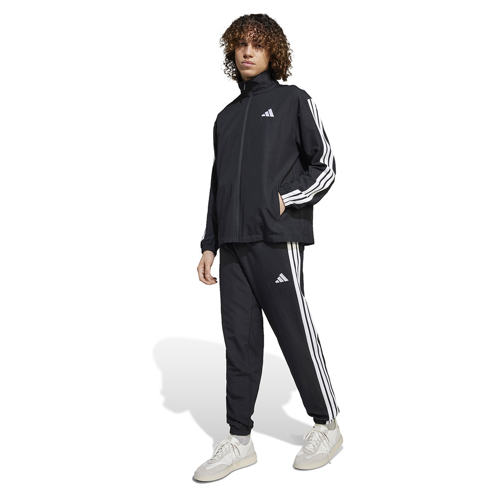 Adidas Sportswear Basic 3 Stripes Woven Tracksuit Schwarz M Mann Adidas Sportswear Basic 3 Stripes Woven Tracksuit Schwarz M Mann von Adidas