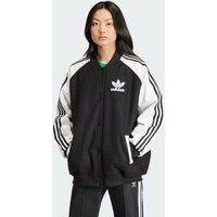 Adidas Sst Oversized Vrct Damen Jacken - Weiß - Größe: 36/S - Baumwoll-Canvas - Foot Locker von Adidas