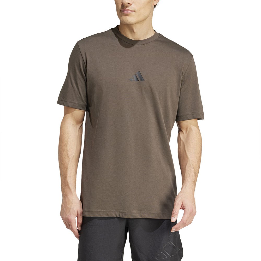 Adidas Strength Graphic Short Sleeve T-shirt Braun M Mann von Adidas