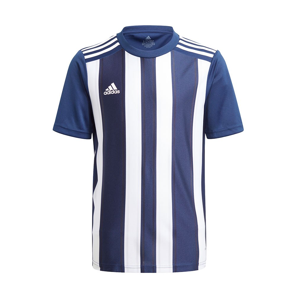 Adidas Striped 21 Short Sleeve T-shirt Weiß,Blau 11-12 Years Junge von Adidas