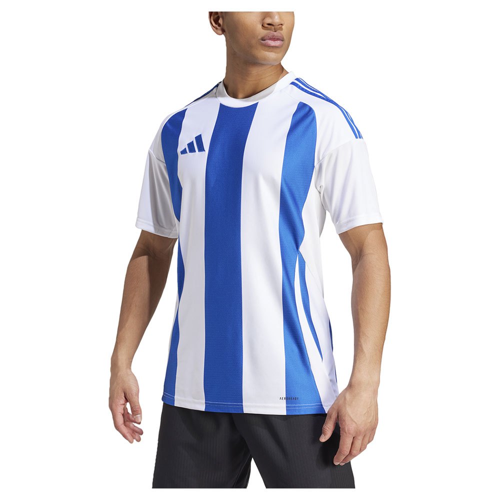 Adidas Striped 24 Short Sleeve T-shirt Blau M Mann Adidas Striped 24 Short Sleeve T-shirt Blau M Mann von Adidas