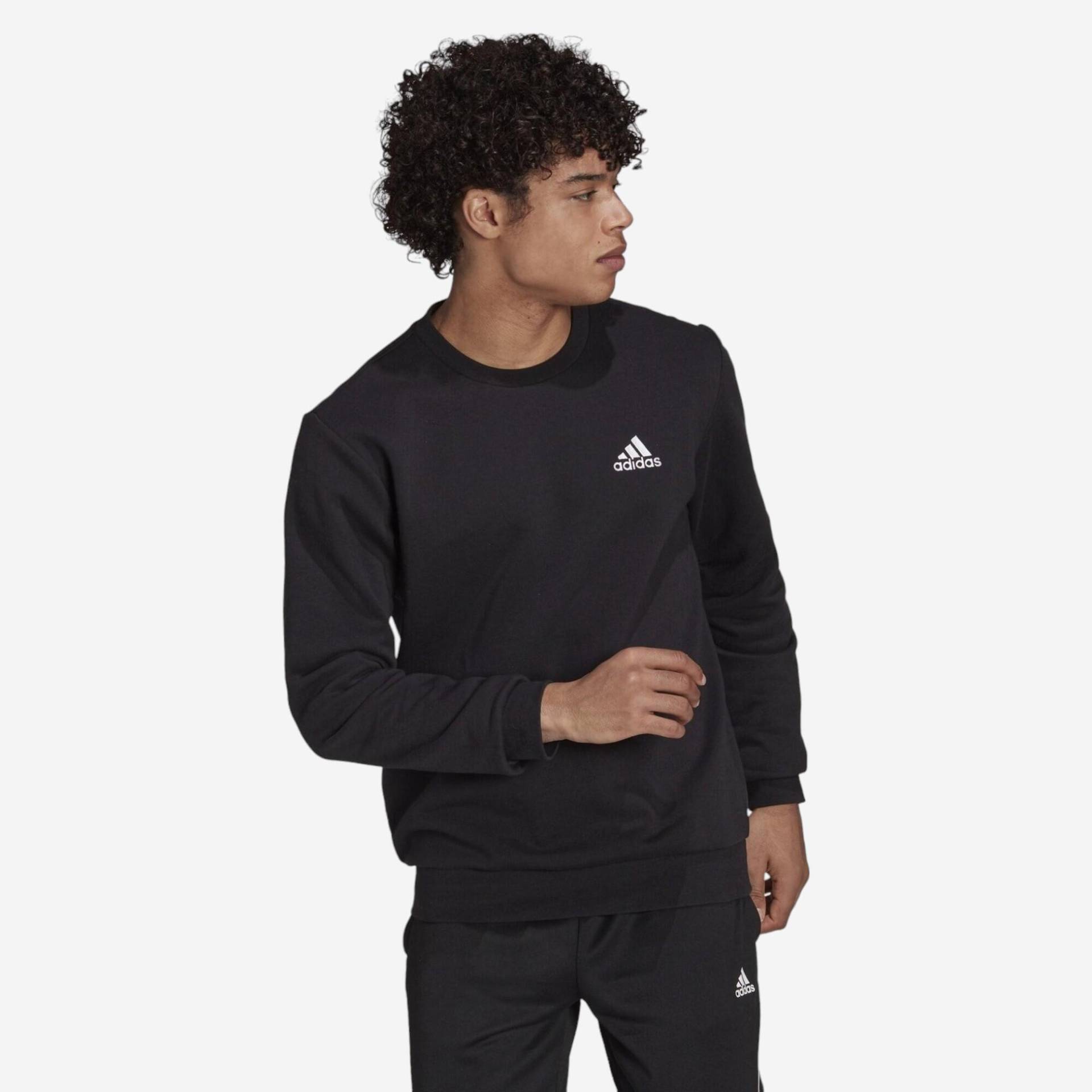 Adidas Sweatshirt Herren - schwarz von Adidas