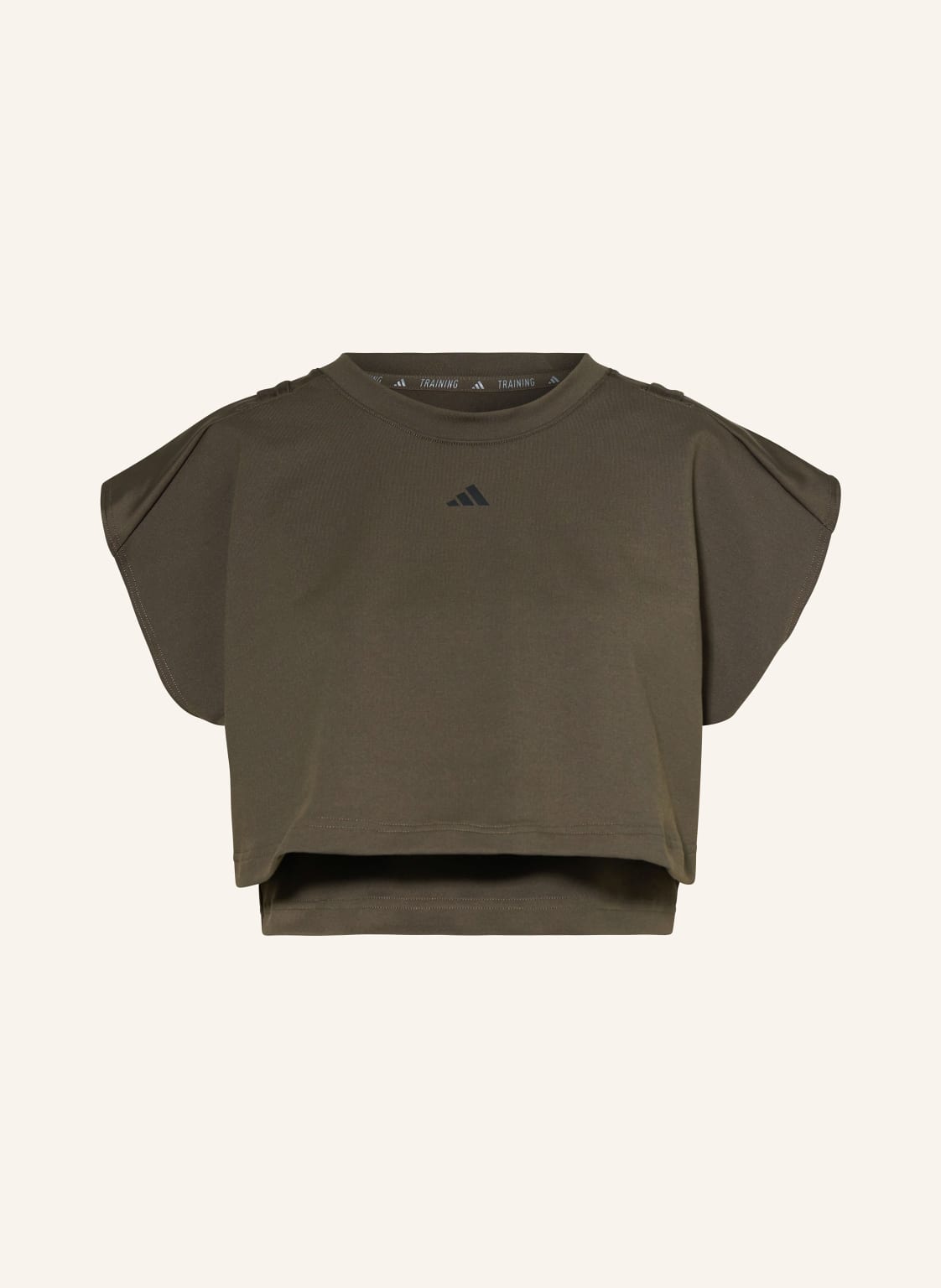 Adidas T-Shirt Power Boxy grau von Adidas