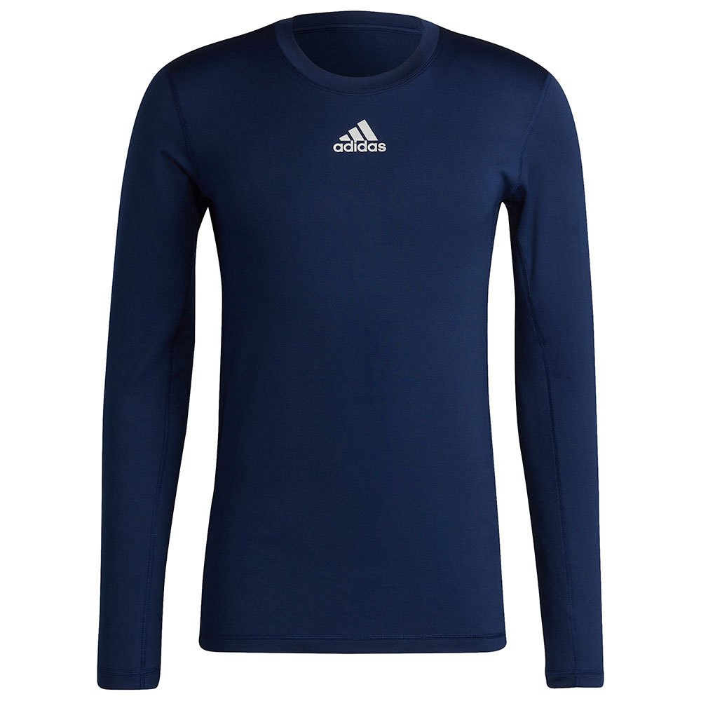 Adidas Tech-fit Long Sleeve Long Sleeve T-shirt Blau S Mann von Adidas