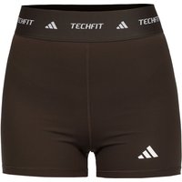 Adidas Tech-fit Shorts Damen Anthrazit - M von Adidas