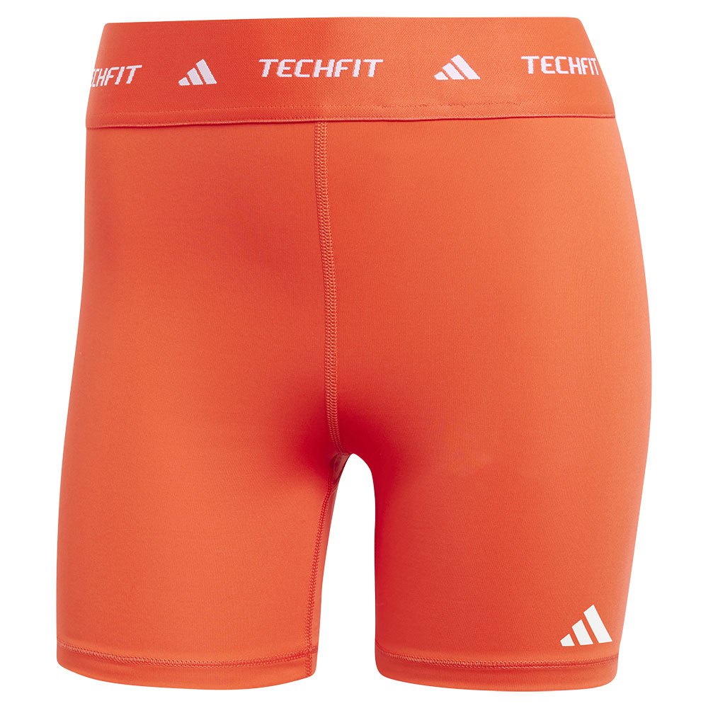 Adidas Techfit 5´´ Short Leggings Orange XS Frau von Adidas