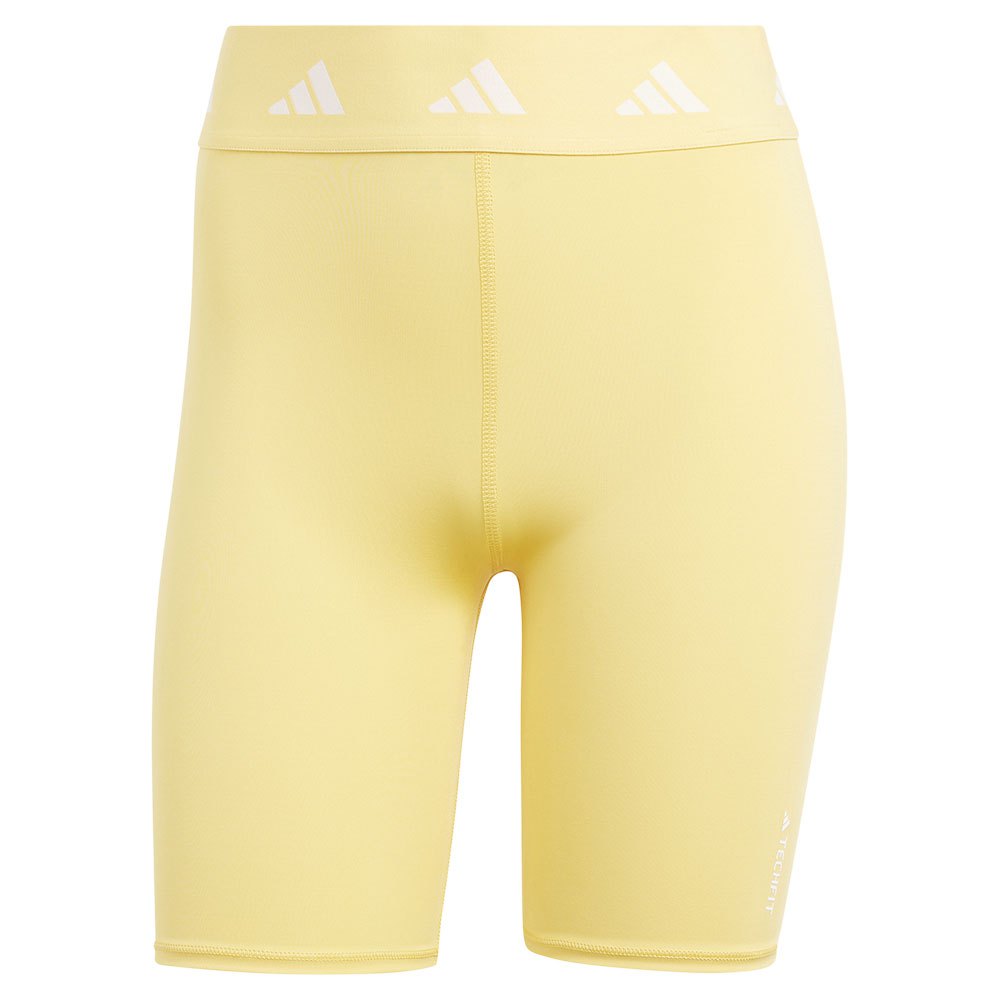 Adidas Techfit Bike Short Leggings Gelb L Frau von Adidas