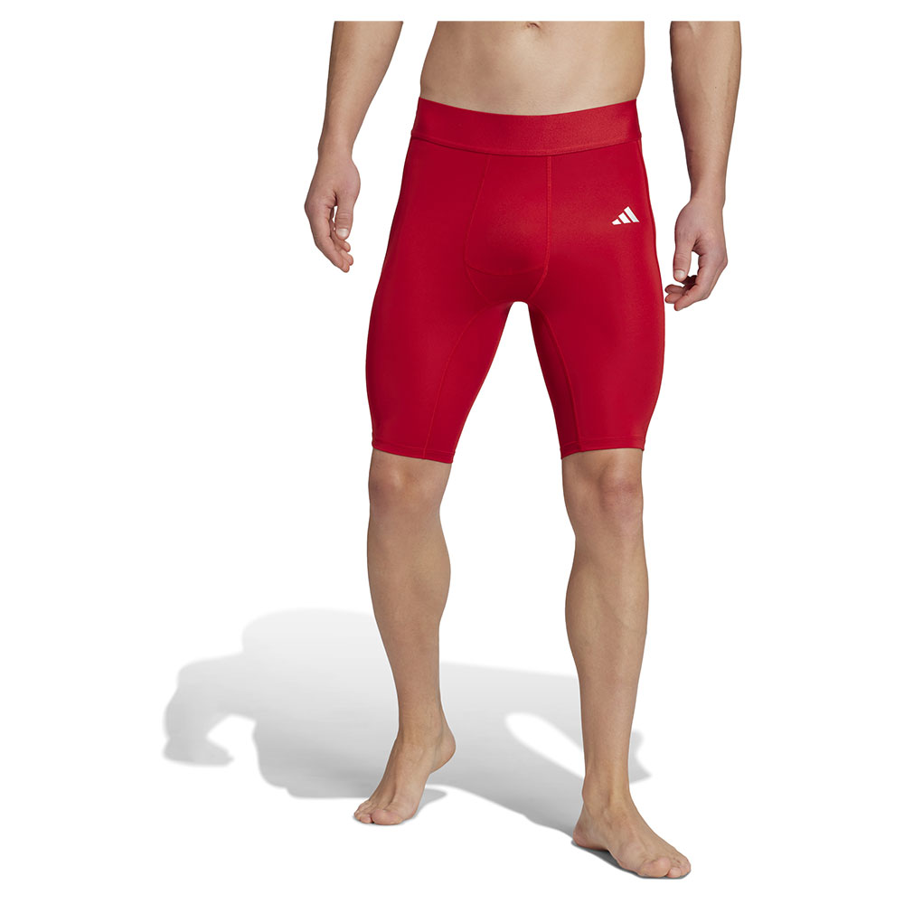 Adidas Techfit Short Leggings Rot 3XL Mann von Adidas