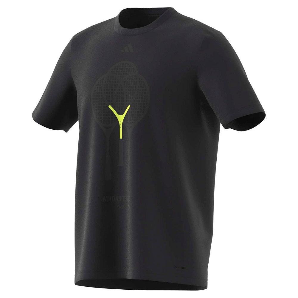 Adidas Tennis Racket Graphic Short Sleeve T-shirt Schwarz M Mann Adidas Tennis Racket Graphic Short Sleeve T-shirt Schwarz M Mann von Adidas
