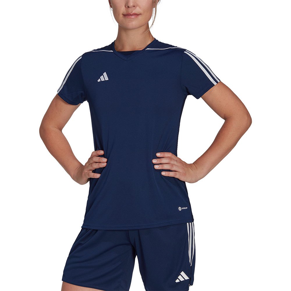 Adidas Tiro 23 Short Sleeve T-shirt Blau L Frau von Adidas