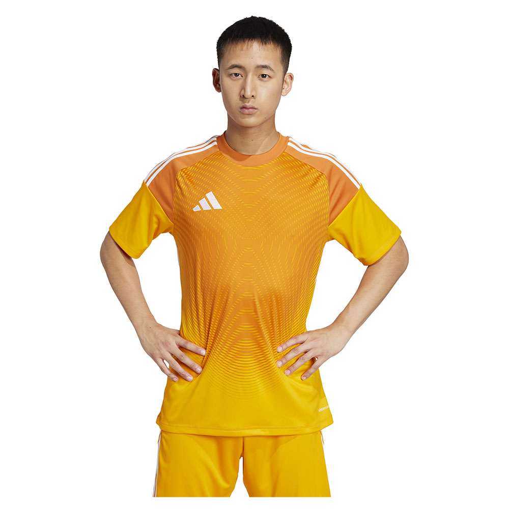 Adidas Tiro 25 Competition Short Sleeve Goalkeeper T-shirt Orange XS / Regular Mann von Adidas