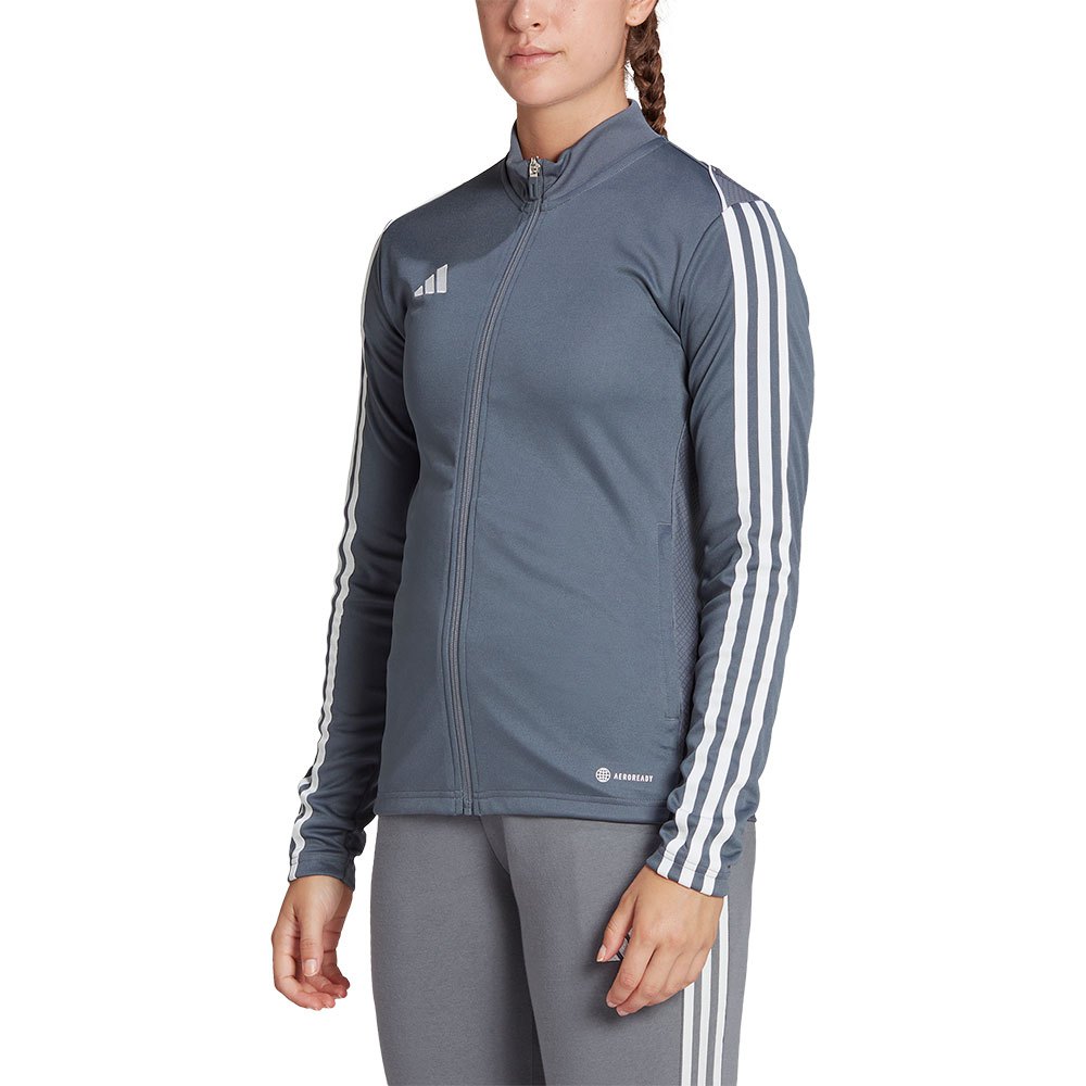 Adidas Tiro23l Jacket Grau L / Regular Frau Adidas Tiro23l Jacket Grau L / Regular Frau von Adidas