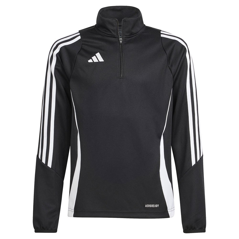 Adidas Tiro24 Half Zip Sweatshirt Schwarz 9-10 Years Junge von Adidas