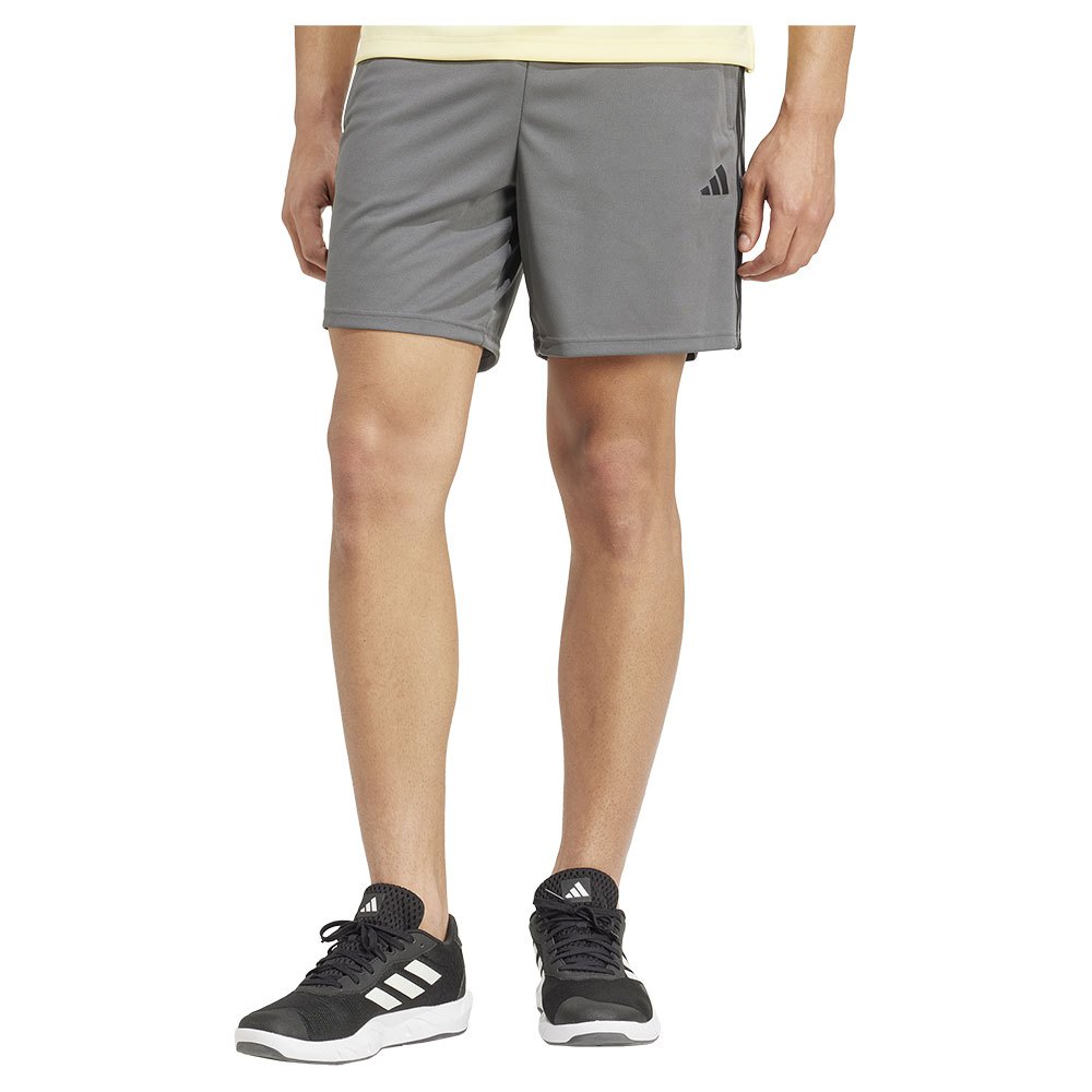 Adidas Train Essentials Piqué 3 Stripes Shorts Grau L / Regular Mann von Adidas