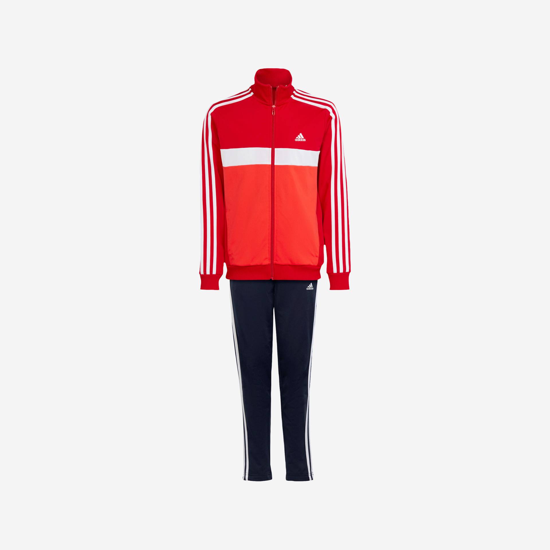 ADIDAS Trainingsanzug Kinder - Colorblock rot von Adidas