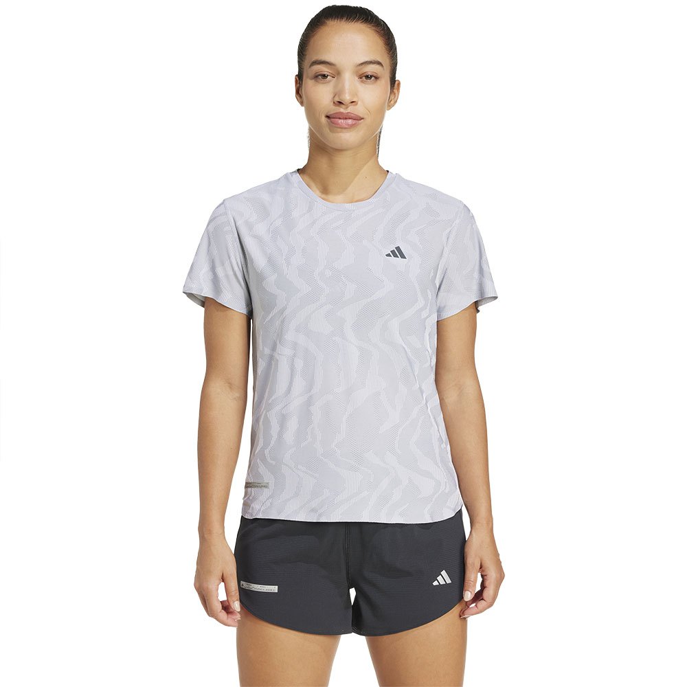 Adidas Ultimate Heat.rdy Engineered Short Sleeve T-shirt Silber XS Frau Adidas Ultimate Heat.rdy Engineered Short Sleeve T-shirt Silber XS Frau von Adidas