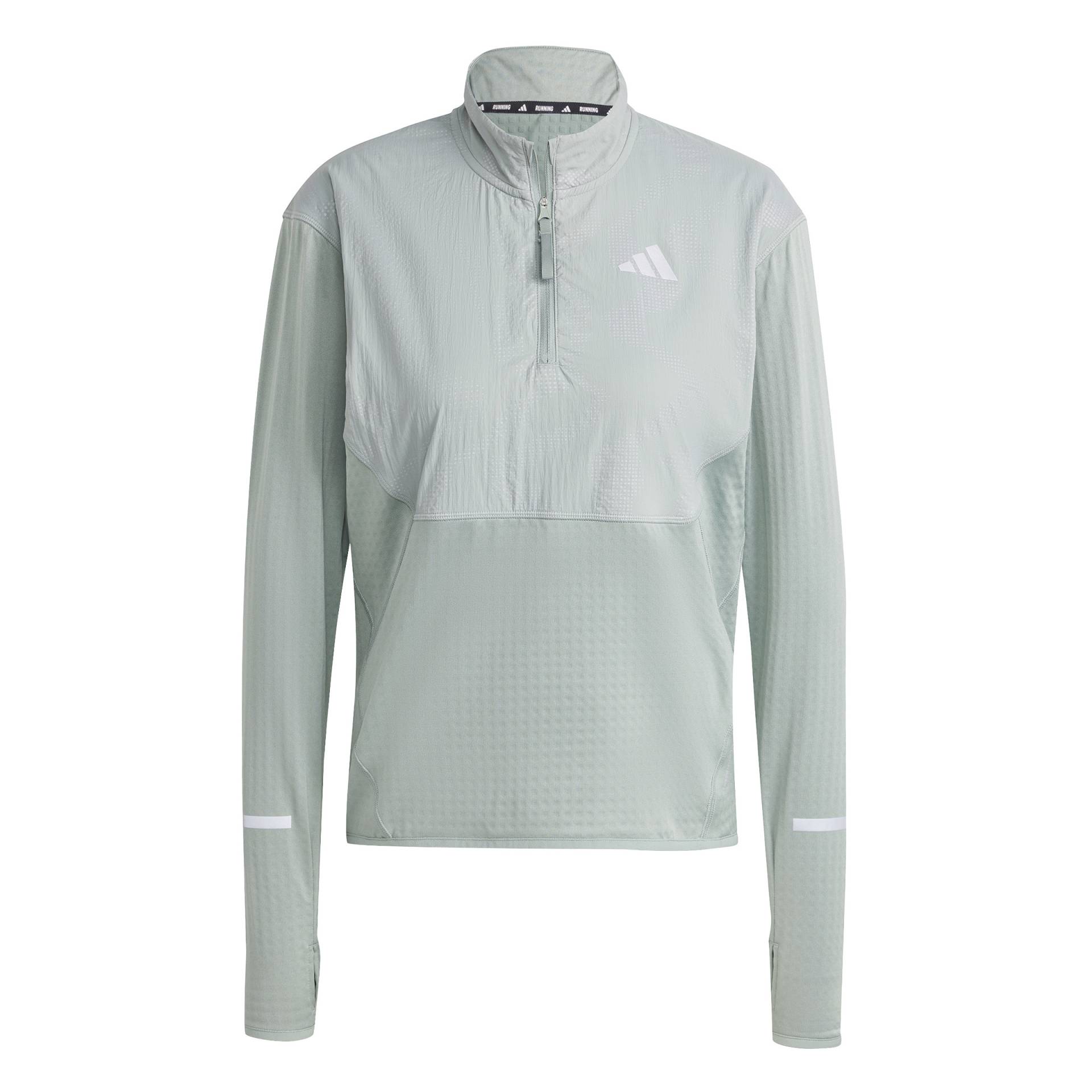 Adidas Ultimate Hi Vis Reflective Half Zip Sweatshirt  S Frau von Adidas