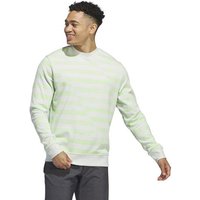 Adidas Ultimate365 Printed Crewneck Sweatshirt Stretch Midlayer hellgrün von Adidas