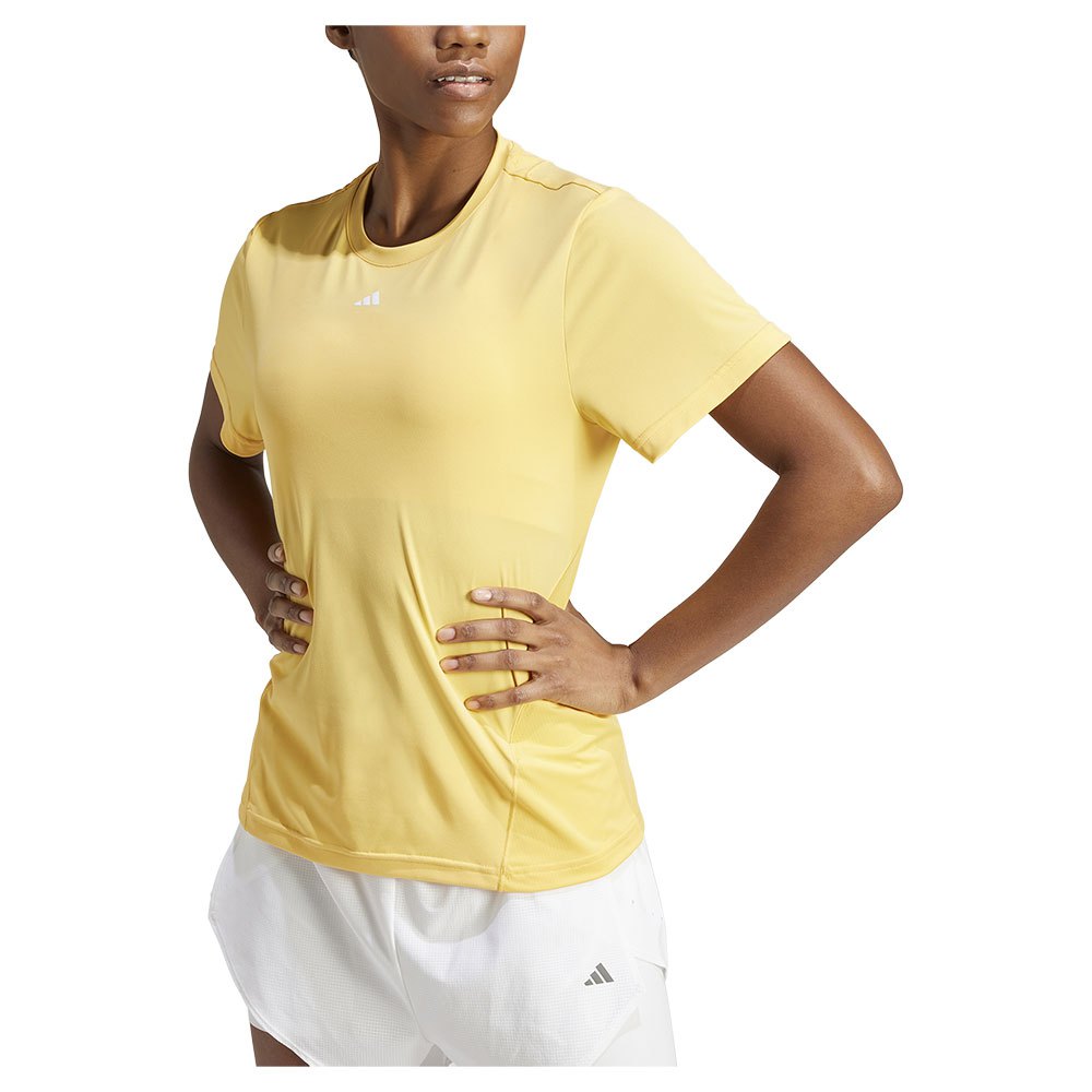 Adidas Wtr Designed For Training Short Sleeve T-shirt Gelb L Frau von Adidas