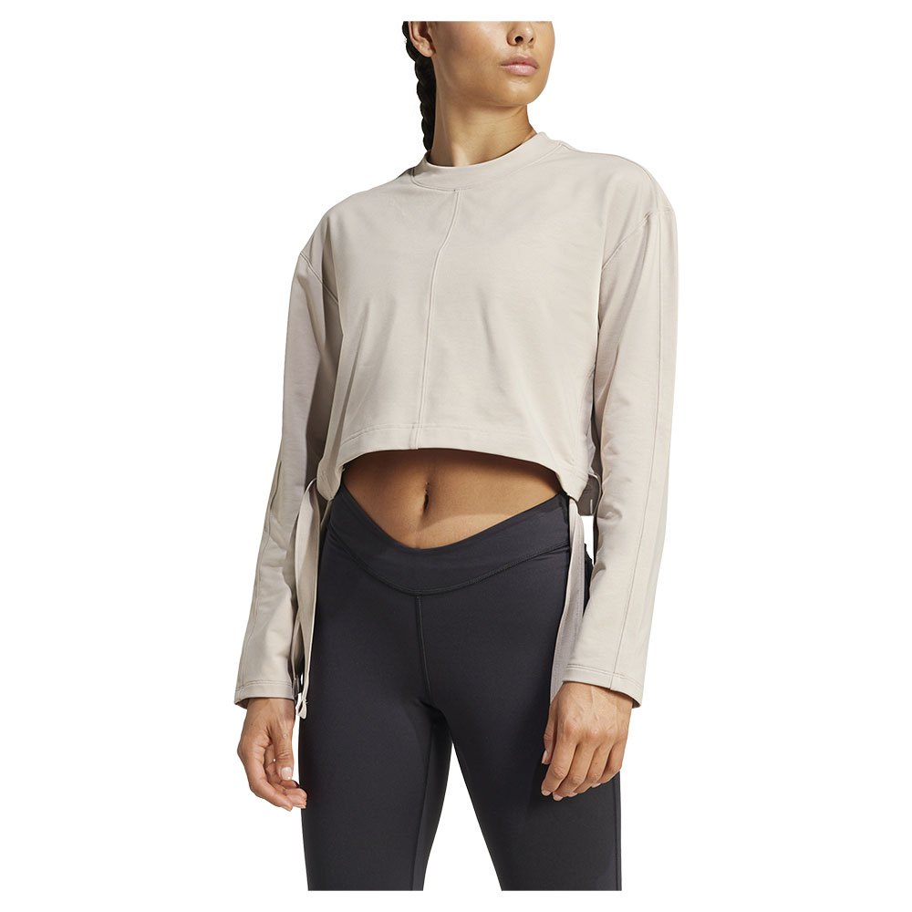 Adidas Yoga Cover Up Sweatshirt Beige XL Frau Adidas Yoga Cover Up Sweatshirt Beige XL Frau von Adidas