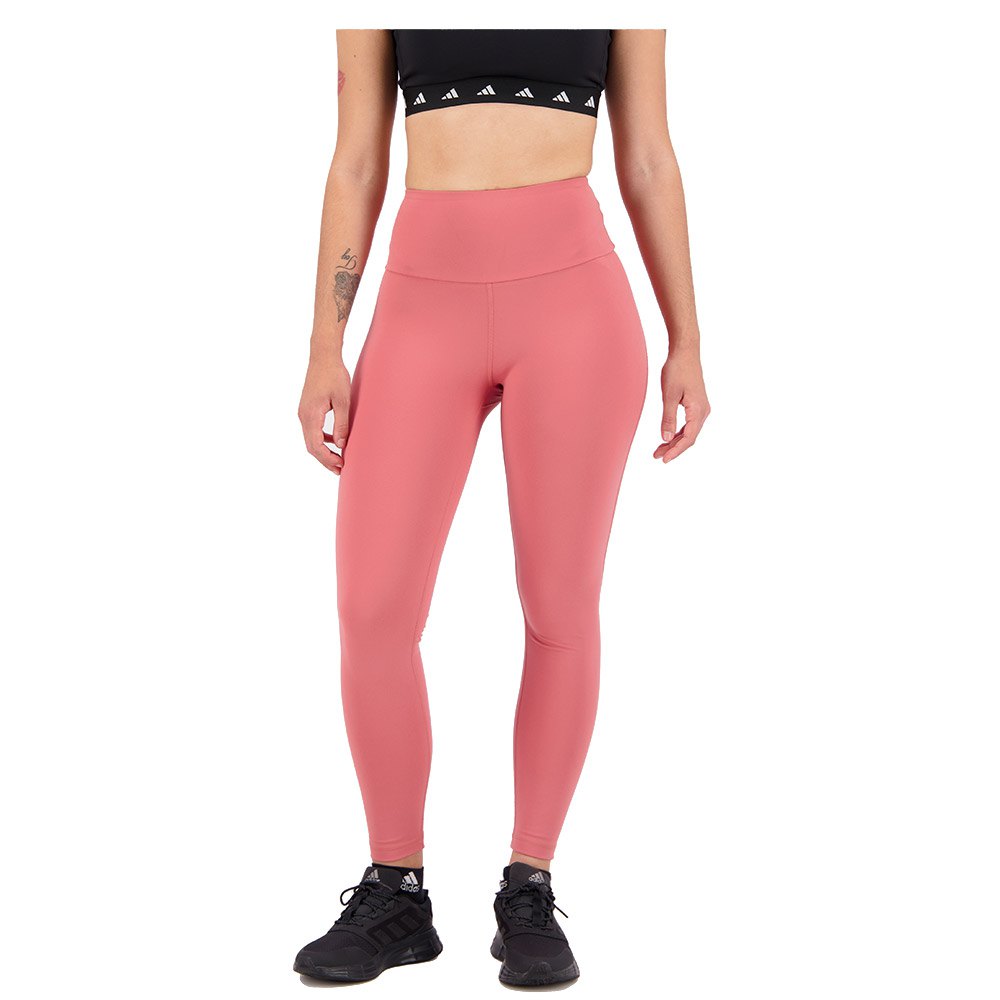 Adidas Yoga Essentials High-waisted Leggings Rot M Frau von Adidas