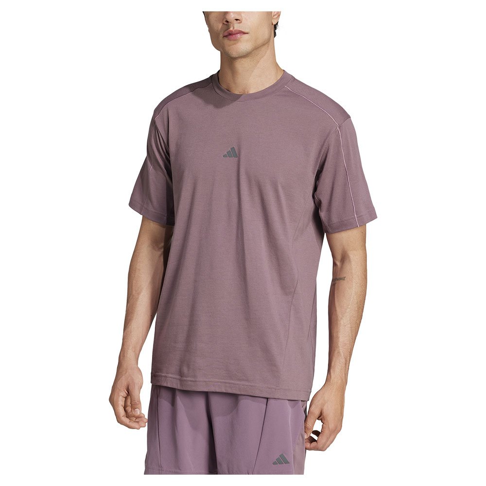 Adidas Yoga Short Sleeve T-shirt Rosa XL Mann von Adidas