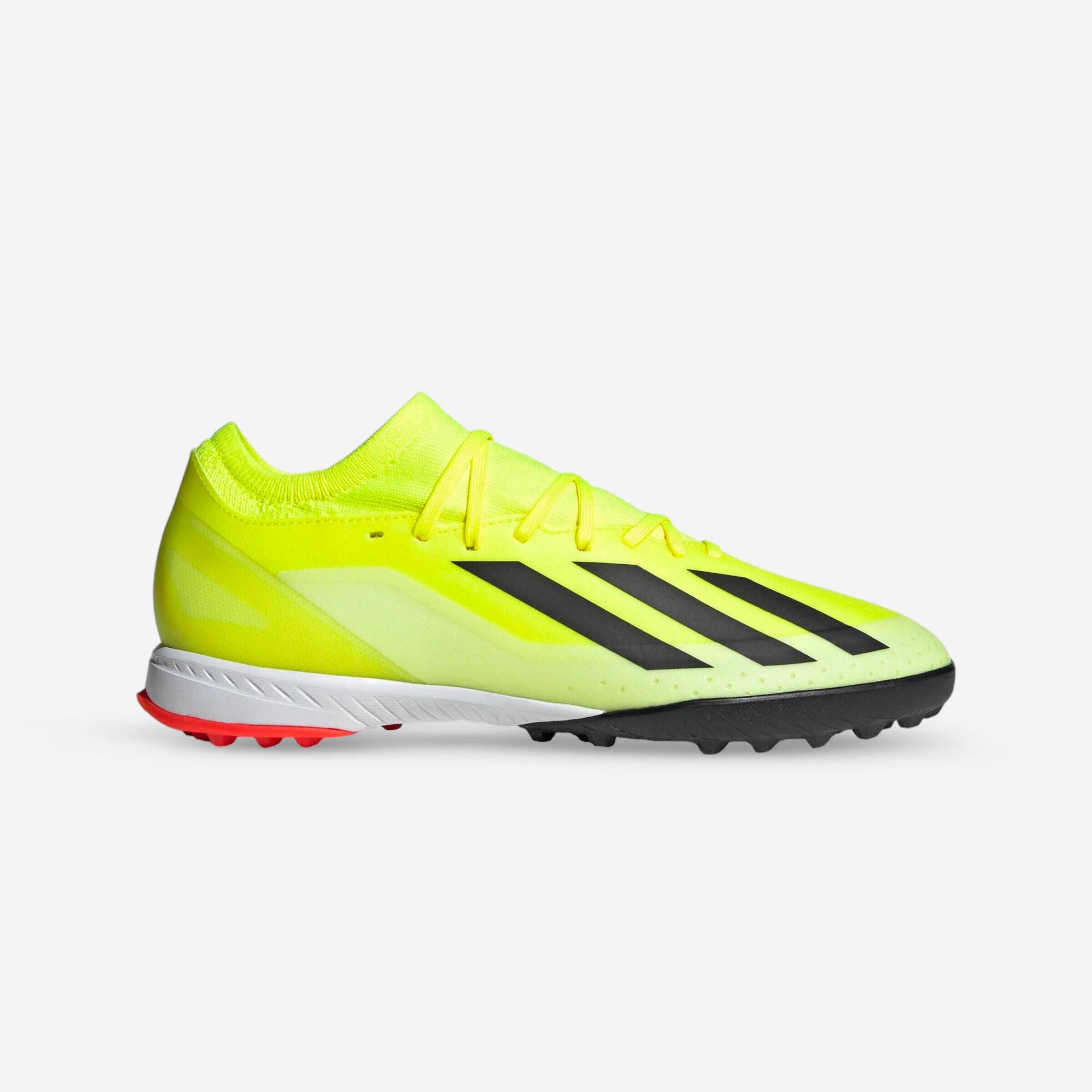 Damen/Herren Fußball Multinockenschuhe - ADIDAS X Crazyfast League TF gelb von Adidas