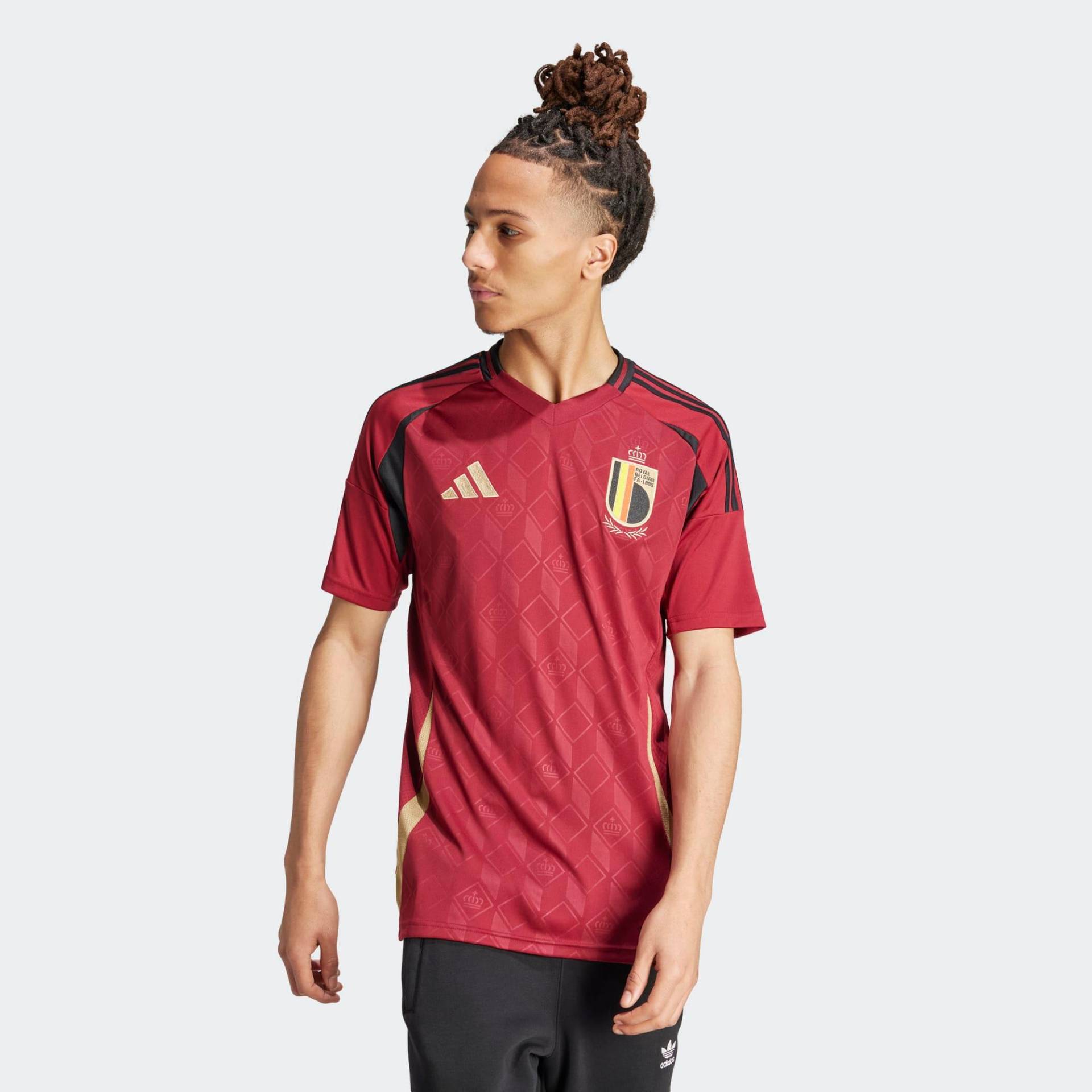 Damen/Herren Fussball Trikot - ADIDAS Belgien EURO 2024 Heimtrikot von Adidas