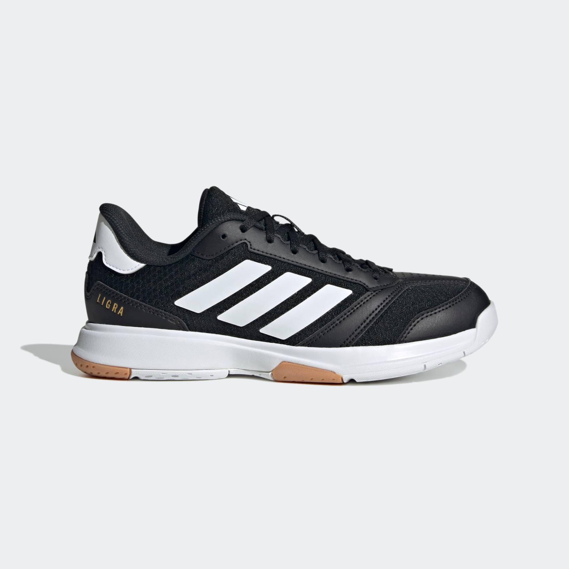 Damen/Herren Handball Hallenschuhe - ADIDAS Ligra 8 schwarz Damen/Herren Handball Hallenschuhe - ADIDAS Ligra 8 schwarz von Adidas