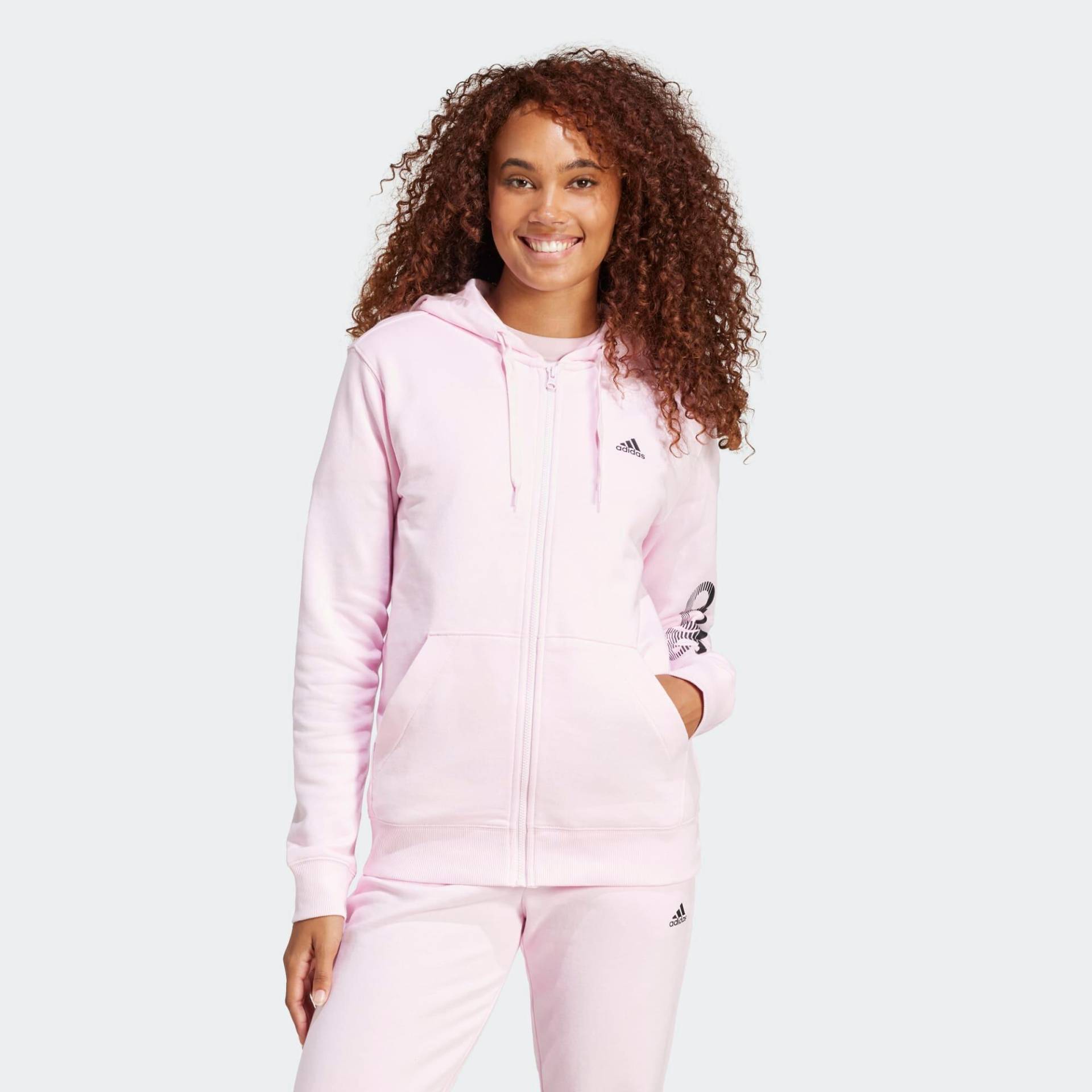 Kapuzenjacke Damen - rosa von Adidas