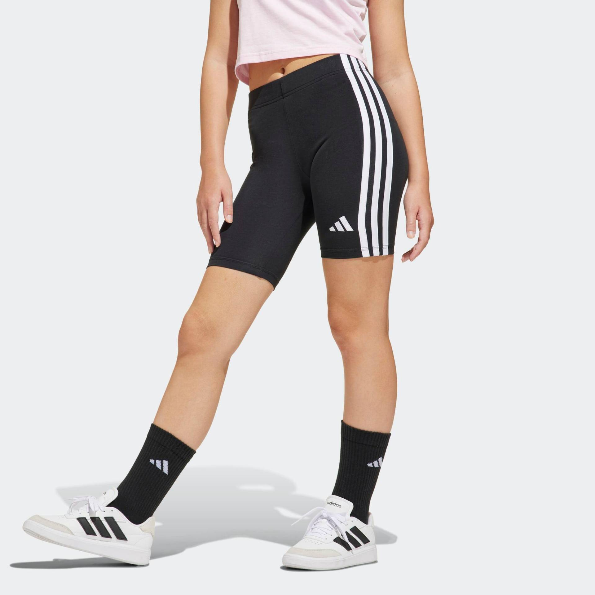 Radlerhose Mädchen Baumwolle - schwarz Radlerhose Mädchen Baumwolle - schwarz von Adidas