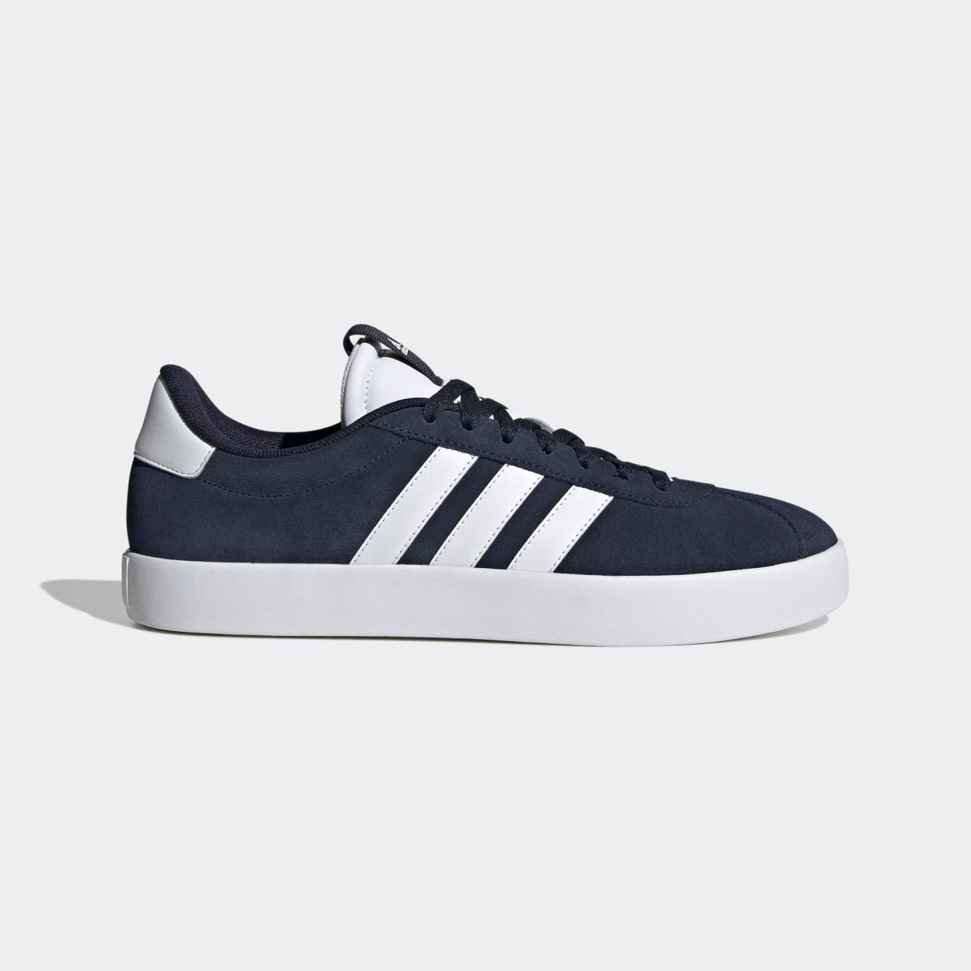 Sneaker Herren Veloursleder - VL Court 3.0 blau von Adidas