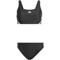 adidas 3-Streifen Bikini Damen 000 - black/white 46 von adidas Sportswear