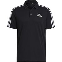 adidas 3-Streifen Poloshirt Herren black L von adidas performance