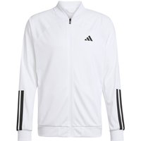 adidas 3 Stripes Knit Trainingsjacke Herren in weiß, Größe: XL von Adidas