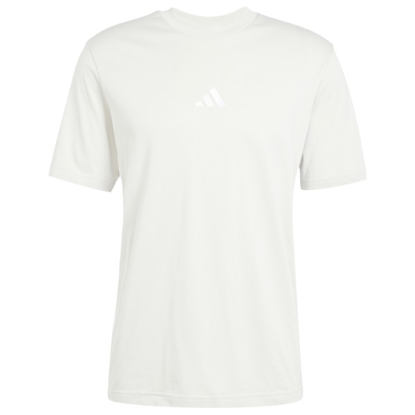 adidas - 3 Stripes Single Jersey Tee - T-Shirt Gr L weiß von Adidas