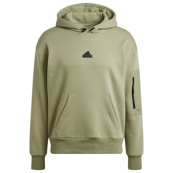 adidas - City Escape Fleece Hoodie - Hoodie Gr XXL oliv von Adidas