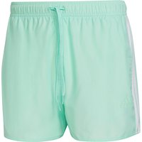 adidas Classic 3-Streifen Badeshorts Herren pulmin/white S von adidas performance