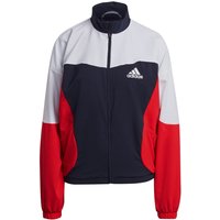 adidas Color Block Woven Trainingsjacke Damen in dunkelblau von Adidas