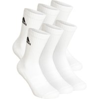 adidas Crew Sportswear Ankle Sportsocken 6er Pack in weiß, Größe: 40-42 von Adidas