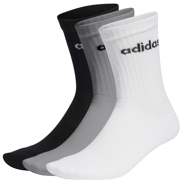 adidas - Cushioned Linear Crew 3-Pack - Multifunktionssocken Gr 40-42 weiß adidas - Cushioned Linear Crew 3-Pack - Multifunktionssocken Gr 40-42 weiß von Adidas