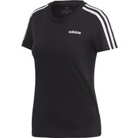 adidas Essentials 3-Streifen Trainingsshirt Damen schwarz/weiß S von adidas Sportswear