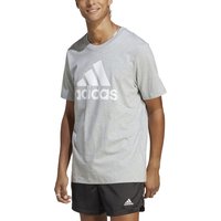adidas Essentials Single Jersey Big Logo T-Shirt Herren in hellgrau von Adidas
