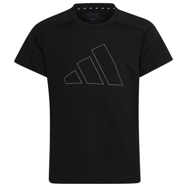 adidas - Girl's Training-Essentials Big Logo Tee - Funktionsshirt Gr 128;140;164;170 schwarz;weiß/rosa von Adidas