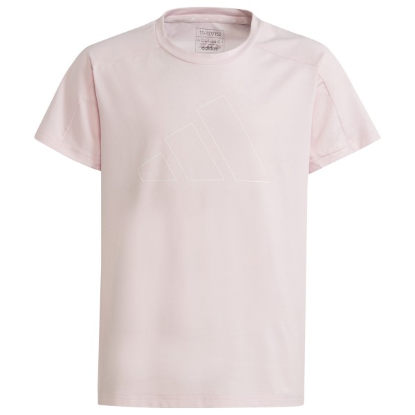 adidas - Girl's Training-Essentials Big Logo Tee - Funktionsshirt Gr 164 weiß/rosa von Adidas