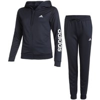 adidas Linear Trainingsanzug Damen in dunkelblau von Adidas