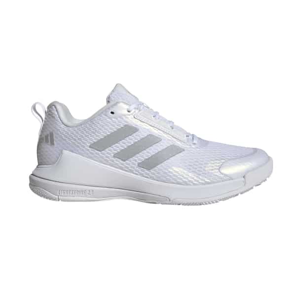 adidas Novaflight 2 W Damen (Weiß 7 UK, 40 2/3 EU) Hallenschuhe von Adidas