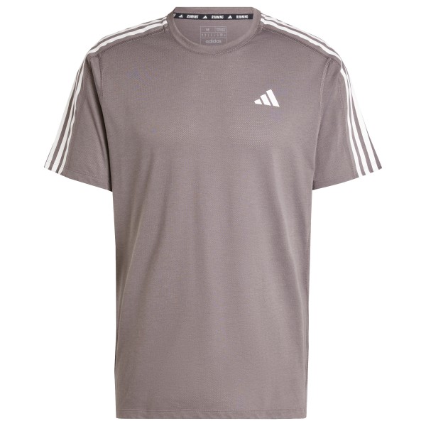 adidas - Own The Run 3-Stripes Tee - Laufshirt Gr S braun adidas - Own The Run 3-Stripes Tee - Laufshirt Gr S braun von Adidas