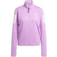 adidas Own The Run Half Zip Longsleeve Damen in lila, Größe: XL von Adidas