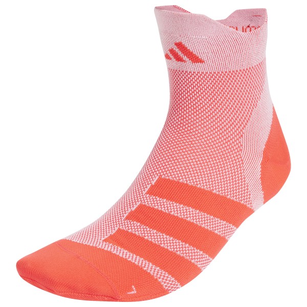 adidas - RUNxADIZERO Sock - Laufsocken Gr XL - EU: 46-48 rosa/rot von Adidas